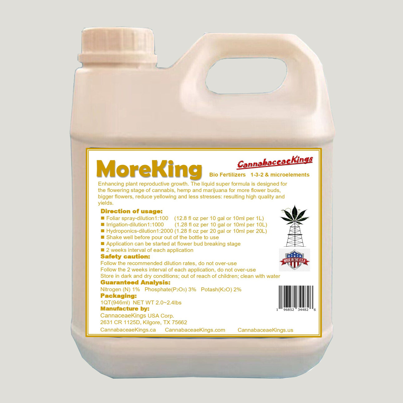 MoreKing: Cannabis Bio Fertilizers